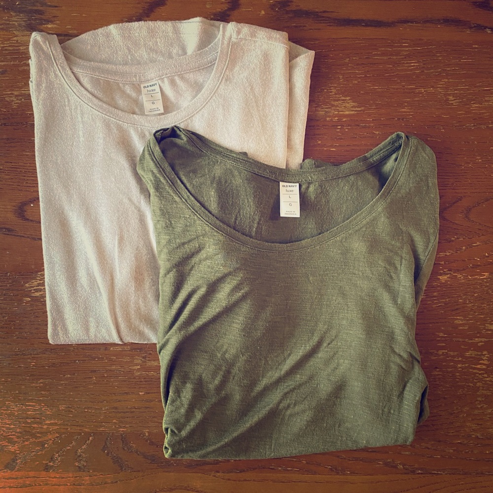 Set of 2 Luxe Short Sleeve Shirts